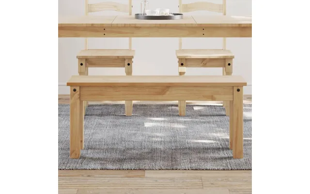 Spisebordsbænk Panama 105×30×45 Cm - Massivt Fyrretræ