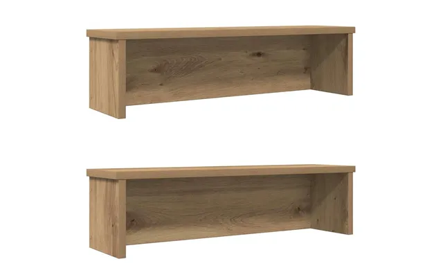 Stabelbare Køkkenreoler 2 Stk. 60×15×16 Cm - Kunsteg