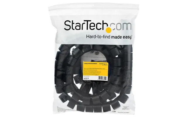 Startech Kabelholder Cmscoiled4 - Sort Kabelsleeve