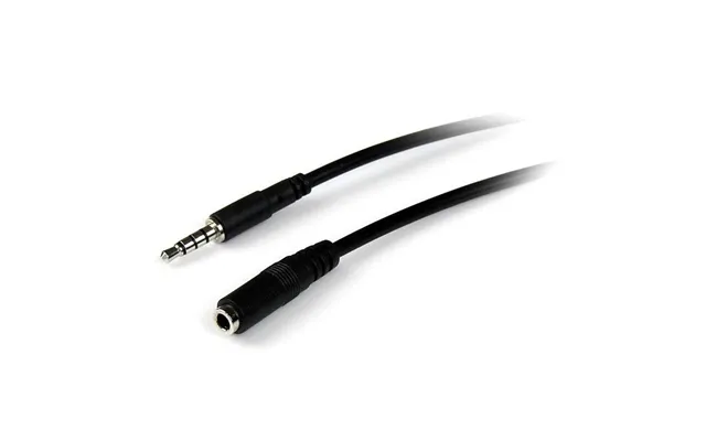 Startech Muhsmf2m Jack-forlængerkabel 3,5 Mm Trrs - 2 M, Sort
