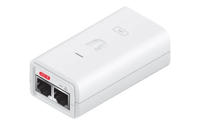 Strøminjektor Ubiquiti Poe-24-12w-wh - 12 W, Hvid