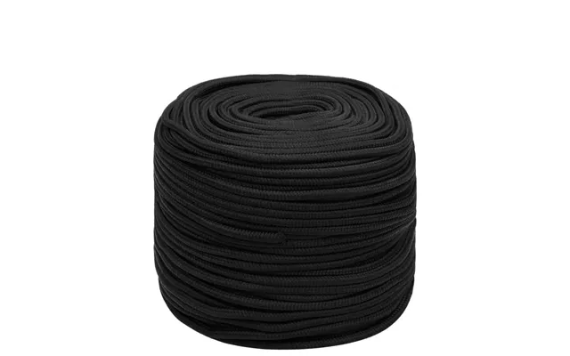 Tovværk Til Båd 8 Mm - 100 M Polypropylen, Sort