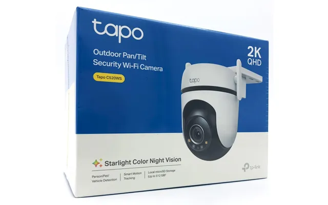 Tp-link Tapo C520ws Udendørs Overvågningskamera 2k Qhd Wi-fi Med Pan Tilt Og Tovejslyd