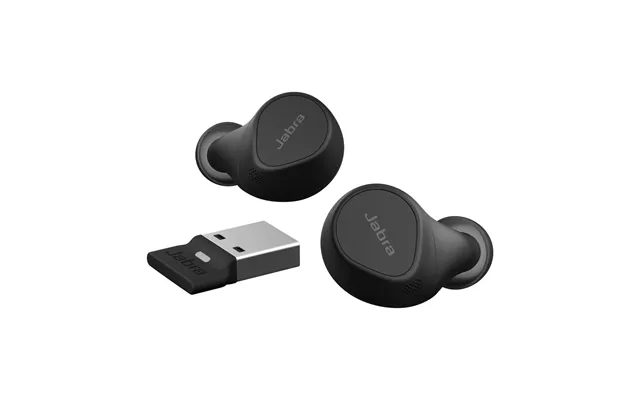Trådløse Høretelefoner Jabra Evolve2 Buds - Bluetooth In-ear, Sort
