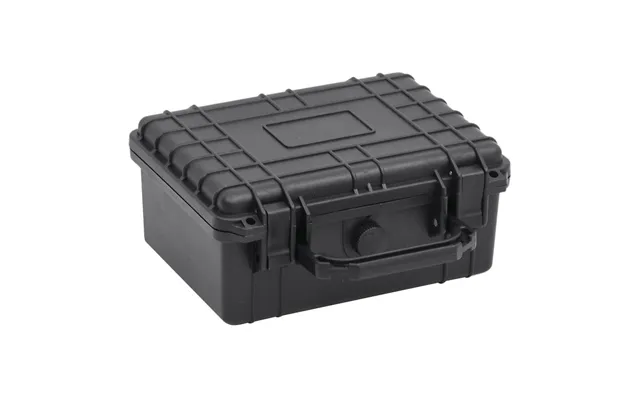 Transportabel Flightcase 24 × 19 × 11 Cm - Pp, Sort Med Skum