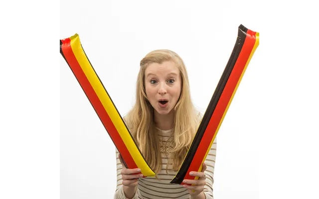Tyske Håndklappere - Oppustelige Fan Sticks Til Kamp Og Fest