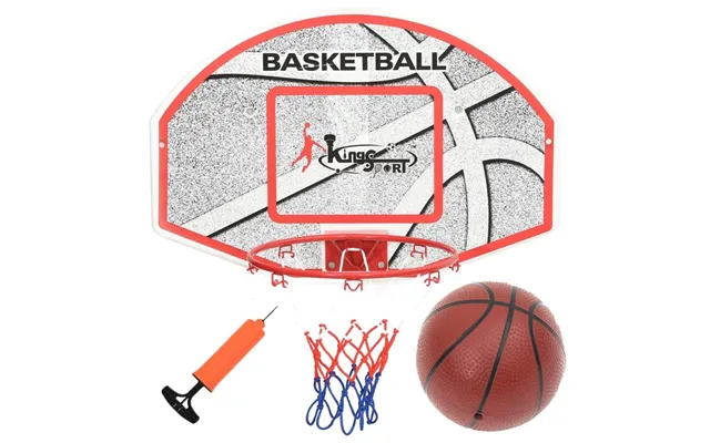 Vægmonteret Basketballkurv Med Plade - 5 Dele, 66 × 44,5 Cm