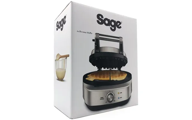 Vaffeljern Sage Swm520bss4eeu1 The No-mess Waffle - Børstet Rustfrit Stål