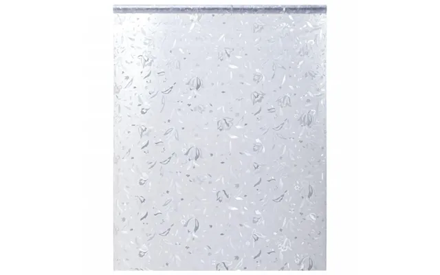 Vinduesfolie 60×500 Cm - Matteret Blomstermønster, Statisk Pvc