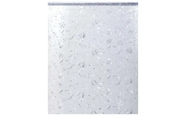 Vinduesfolie 90 × 500 Cm - Matteret Pvc Med Blomstermønster
