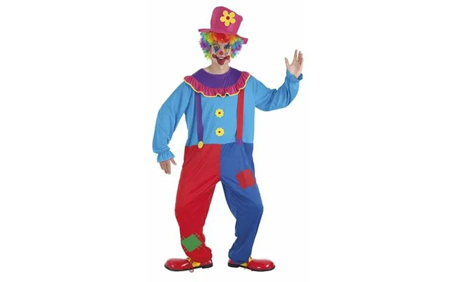 Voksen Kostume - Crispy Mande-klovn L 2 Dele