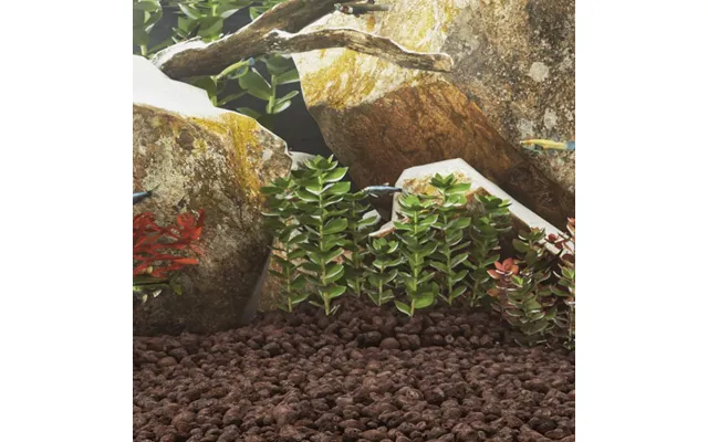 Vulkanske Lavasten Til Akvarium - Rød 10 Kg 3-5 Cm