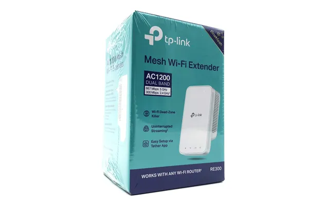 Wifi-rækkeviddeforlænger Tp-link Re300 Ac1200 Dual-band