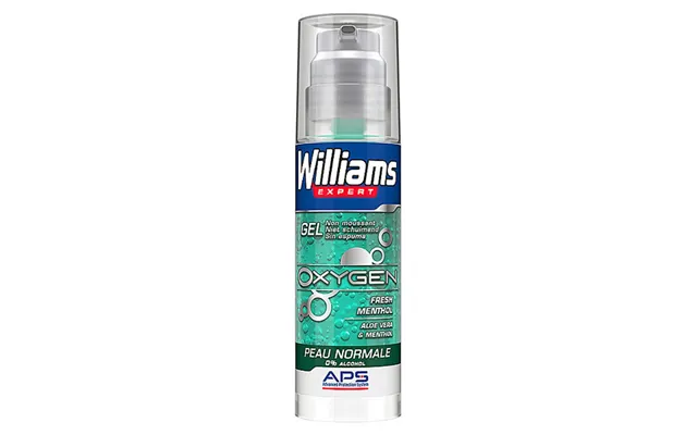 Williams Expert Oxygen Barbergel 150 Ml 179110 - Alkoholfri Til Normal Hud