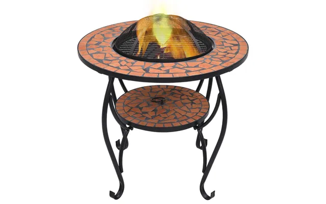 Bålfad Mosaik 68 Cm Keramik - Blå