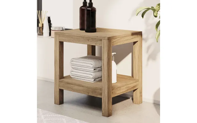 Badeværelsesbord 45x35x45 Cm Massivt Teaktræ