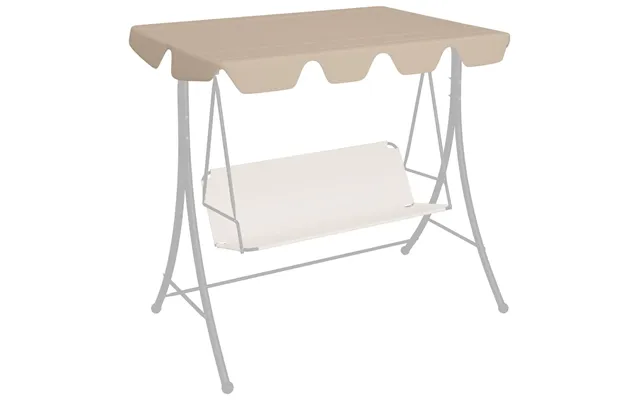 Baldakin Til Havegynge - Hvid 150 130 X 105 70 Cm