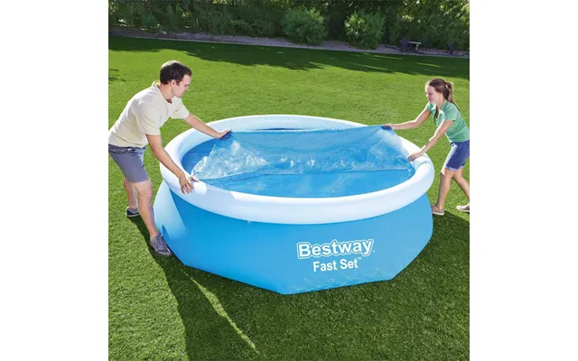 Bestway Solopvarmet Poolovertræk Flowclear - 427 Cm