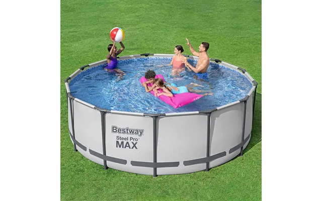 Bestway Steel Pro Max Swimmingpoolsæt 396x122 Cm Rundt