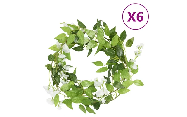 Blomsterguirlander Til Jul 200 Cm - Lilla