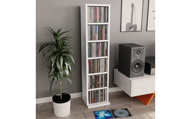 Cd-reol 21x20x88 Cm Konstrueret Træ - Gammelt Træ