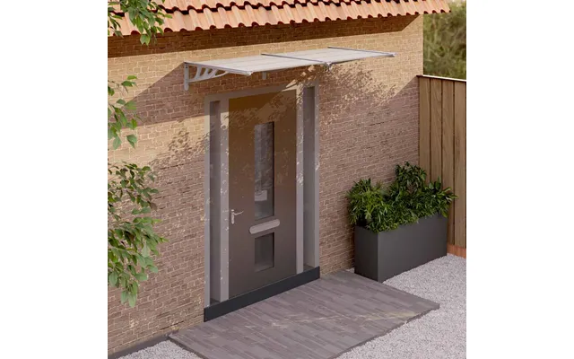 Dørbaldakin Polycarbonat - 199 X 90 Cm