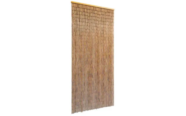 Dørgardin Bambus - Mørkegrå 90 X 200 Cm