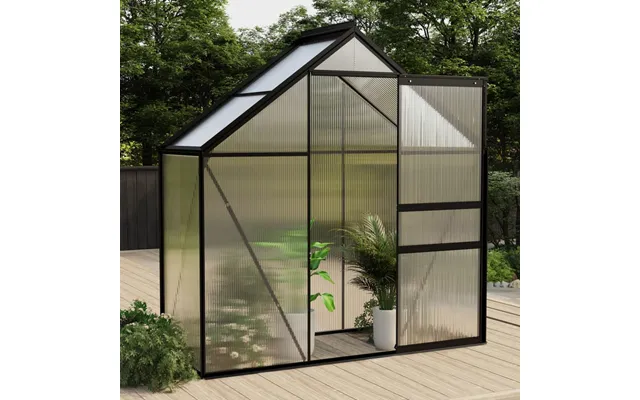 Drivhus 1,33 M Aluminium - 5.89 M