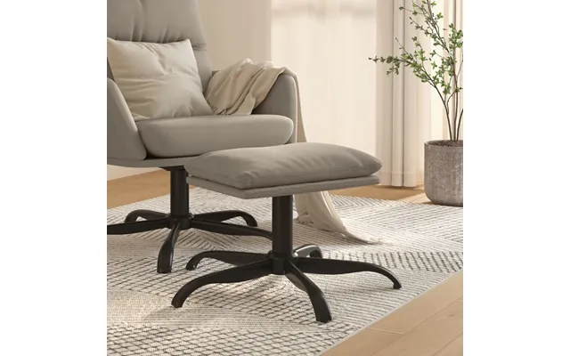Fodskammel 60x60x36 Cm Fløjl - Brun