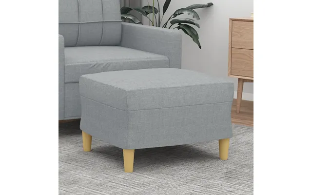 Fodskammel Stof - Sort 60 X 50 X 41 Cm