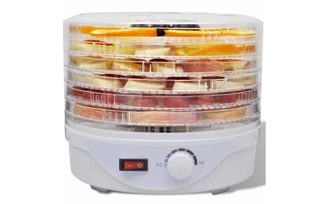 Fødevaredehydrator Med 6 Stabelbare Bakker Rund