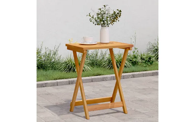 Foldbart Havebord 50x36x60 Cm Massivt Akacietræ