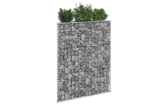 Gabion-højbed Trapezformet Galvaniseret Stål - 100 X 20 X 100 Cm