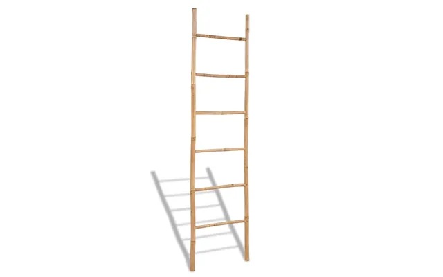 Håndklædestige Med 6 Trin Bambus - 190 Cm