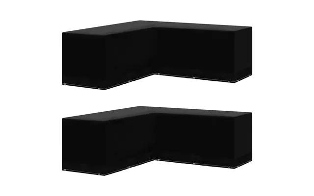 Havemøbelovertræk L-formet 12 Snørehuller - 2 250 X 250 X 70 Cm
