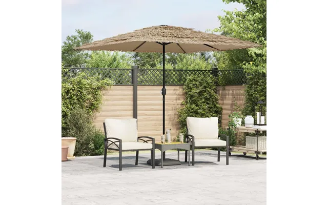 Haveparasol Med Stålstang - Hvid 324 X 324 X 247 Cm