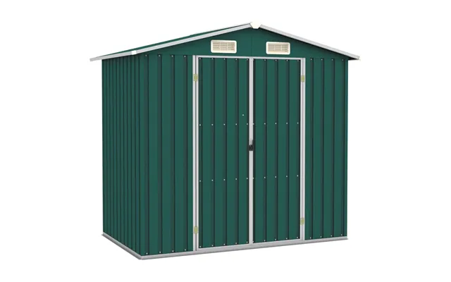 Haveskur 205x129x183 Cm Galvaniseret Stål - Grå