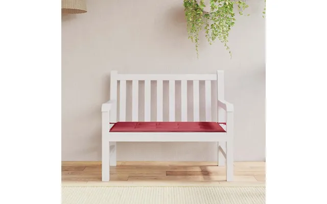 Hynde Til Havebænk Oxfordstof - Sort Og Hvid 120 X 50 X 3 Cm