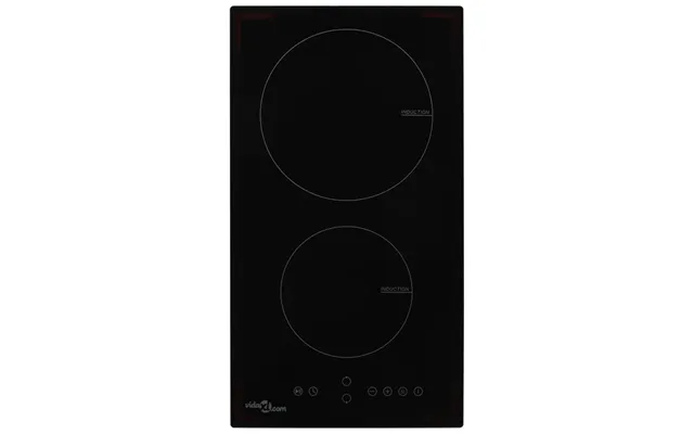 Induktionskogeplade Med 2 Brændere Touch Control Glas - 28.8 Cm 3500 W