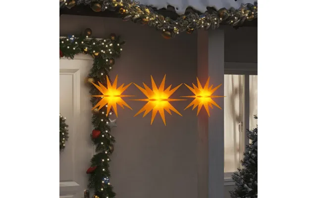 Juledekoration Med Led-lys Foldbar - Hvid