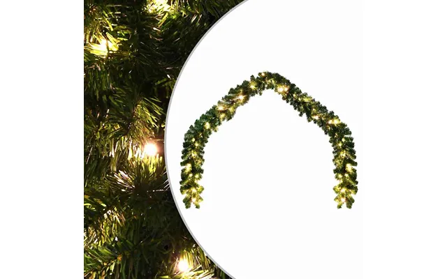 Juleguirlande - Med Kugler Og Led'er 5 M