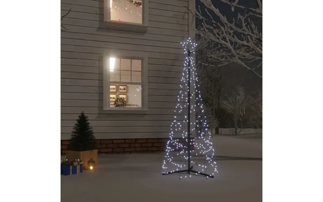 Kegleformet Juletræ 200 Led'er - Blå 800 X 230 Cm