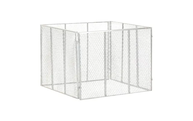 Kompostbeholder 100x100x77 Cm Galvaniseret Jern