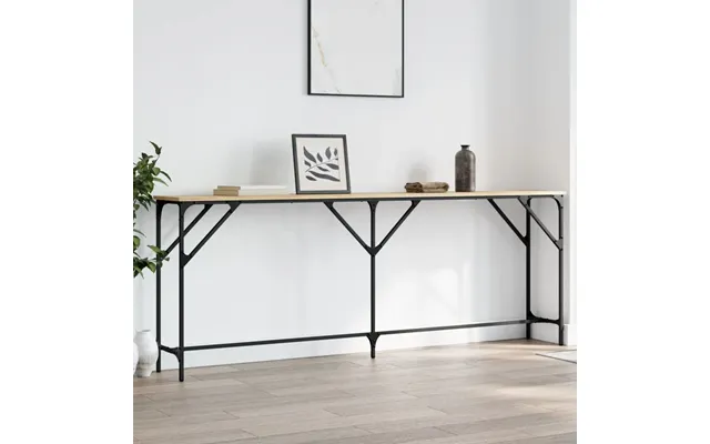 Konsolbord Konstrueret Træ - Sonoma-eg 140 X 23 X 75 Cm