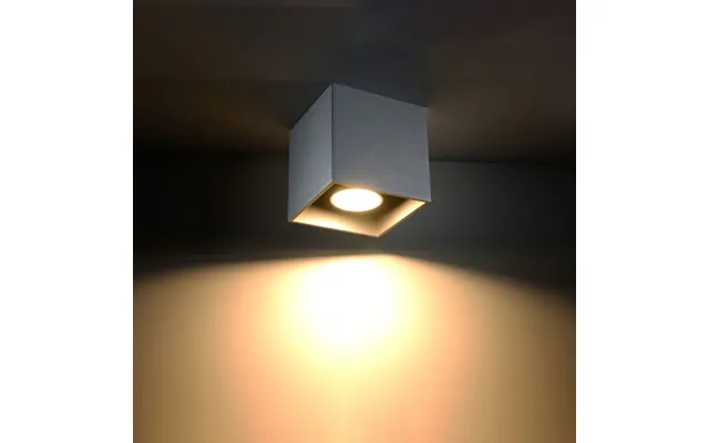 Loftlampe Quad 1 - Grå