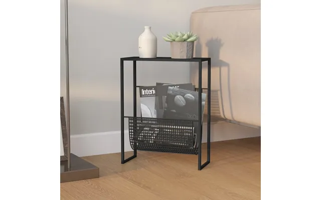Magasinholder 35x15x45 Cm Stål - Sort