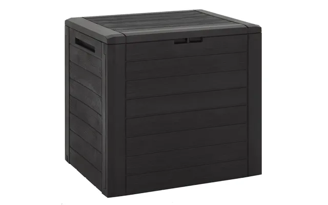 Opbevaringskasse Til Haven 58,5x46x55 Cm Polypropylen - Antracitgrå 290 L