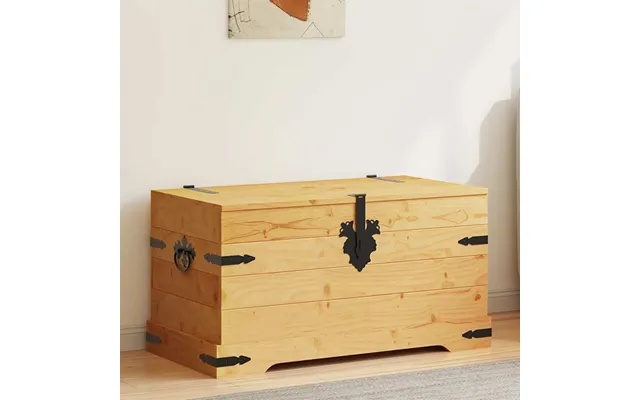 Opbevaringskiste Corona-serien 91x49,5x47 Cm Mexicansk Fyrretræ