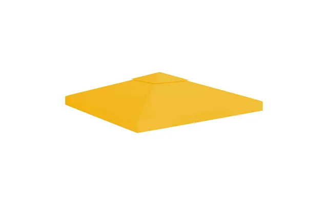 Pavillontopdække I 2 Lag 310 G M - Gul 3 X 3 M