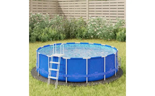 Poolunderlag Polyester-geotekstil Lysegrå - Ø 306 Cm 2 Mm